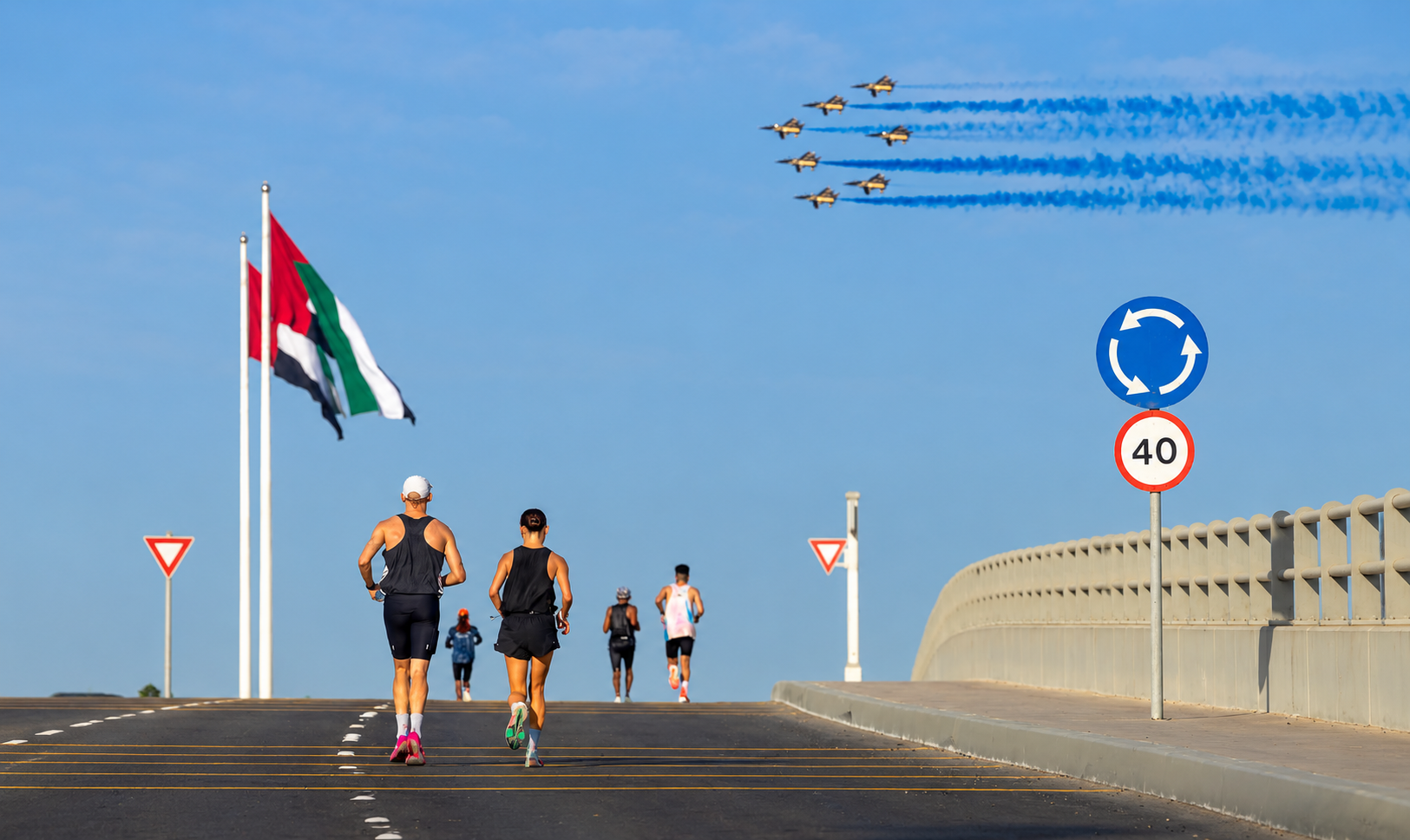 ADNOC Abu Dhabi Marathon 2026 em Abu Dhabi, Emirados Árabes Unidos — foto 3 da galeria
