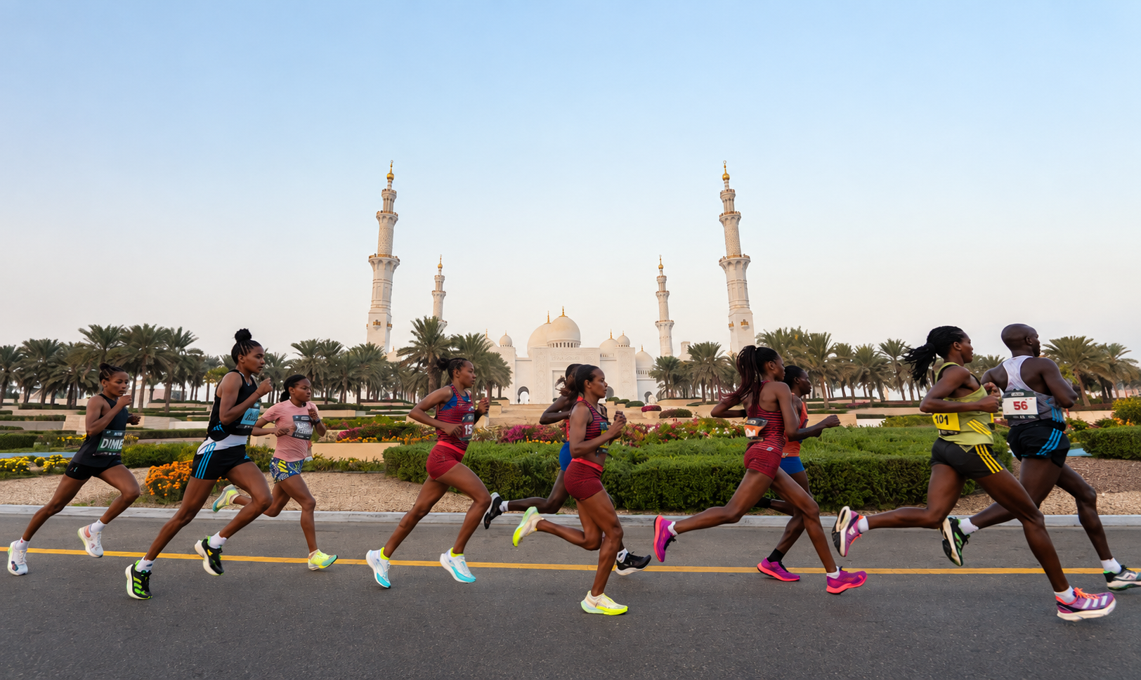 ADNOC Abu Dhabi Marathon 2026 em Abu Dhabi, Emirados Árabes Unidos — foto 4 da galeria